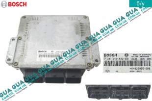 Электронный блок управления двигателем ( ЭБУ / ECU )	 Vauxhal / ВОКСХОЛ VIVARO 2000- 1.9DCI (1870 куб.см.)