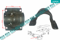 Кронштейн / скоба крепления заднего стабилизатора 1шт.