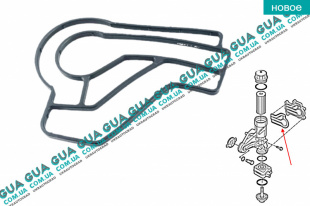 Прокладка корпуса масляного фильтра ( теплообменника ) Volvo / ВОЛЬВО S80 I 2.5TDI (2461 куб.см.)
