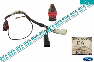 Электропроводка обогрева заднего стекла  Ford / ФОРД ESCORT 1992-1995 / ЭСКОРТ 92-95 1.3 (1299 куб. см.)