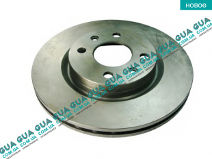 Тормозной диск вентилируемый передний  ( без ABS )   