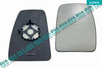 Вкладыш зеркала заднего вида правый с подогревом