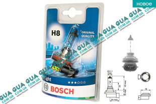 Лампа / лампочка H8 12V 35W PG19-1 Pure Light   