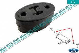 Резинка крепления глушителя 1 шт   