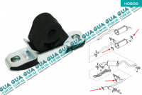 Резинка крепления глушителя ( резиновое кольцо / кронштейн )1 шт