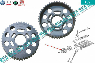 Шестерня распредвала ( шкив , привод )   