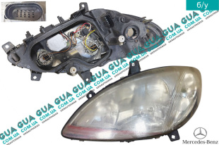 Фара передняя левая ДЕФЕКТ Mercedes / МЕРСЕДЕС VITO W639 2003- / ВИТО 639 03- 3.5 (3498 куб.см.)