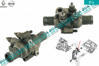 Корпус предварительного подогрева охлаждающей жидкости / тосола двигателя на 3 свечи ( без свечей )