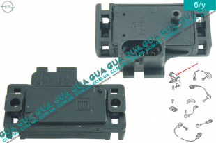 Датчик давления наддува воздуха Мапсенсор Volvo / ВОЛЬВО V40 2000-2004 1.8 (1731 куб.см.)