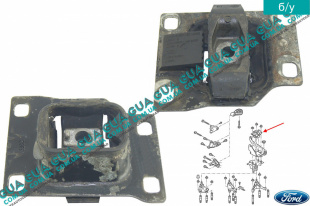 Опора / подушка двигателя / КПП левая   