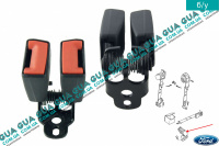 Замок ремня безопасности пассажирский задний ( ответная часть ремня безопасности ) Ford / ФОРД FOCUS II 2004-2011 / ФОКУС 2 1.6 Ti (1596 куб.см.)