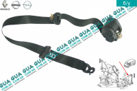 Ремень безопасности инерционный левый Renault / РЕНО MASCOTT 2004-2010 / МАСКОТ 04-10 3.0TDI (2953 куб.см.)