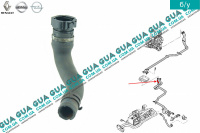 Патрубок / трубка отопителя печки 