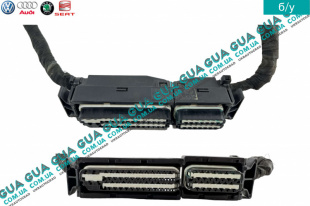 Фишка / разъем электронного блока управления двигателем ( ЭБУ / ECU ) комплект   