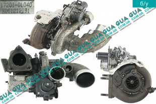 Турбина ( Компрессор наддува , турбокомпрессор ) Toyota / ТОЙОТА HILUX 2005-2015 3.0D-4D (2982 куб.см.)