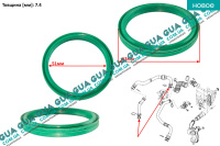Кольцо уплотнительное / прокладка / сальник патрубка турбины / турбокомпресора / трубки радиатора интеркулера D52mm