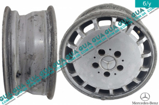 Диск колесный легкосплавный R15 6.1/2Jx15H2 ET48 ( титановый ) W124   