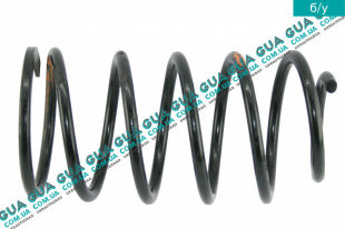 Пружина задняя D15.1 мм Toyota / ТОЙОТА LAND CRUISER 2000- 3.0D-4D 4WD (2982 куб.см.)
