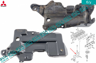 Защита / кожух впускного коллектора Mitsubishi / МИТСУБИСИ PAJERO III 2000-2006 / ПАДЖЕРО 3 00-06 3.2DI-D (3200 куб.см.)