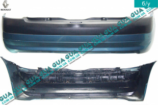 Бампер задний ( хэтчбек ) Renault / РЕНО CLIO II / КЛИО 2 1.9DTI (1870 куб.см.)