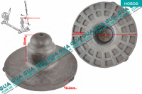 Проставка / тарелка / демпфер / прокладка / подушка задней пружины верхняя 1 шт.