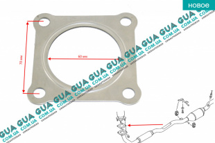 Прокладка выхлопной трубы / глушителя   