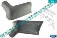Клык бампера задний нижний левый Ford / ФОРД TRANSIT 2006- / ТРАНЗИТ 06- 2.3 V16 (2295 куб.см.)