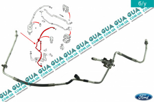 Трубка / патрубок кондиционера от радиатора к испарителю ( шланг )   