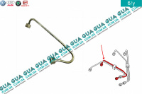 Трубка цилиндра 2 топливной системы ( от форсунки к ТНВД )
