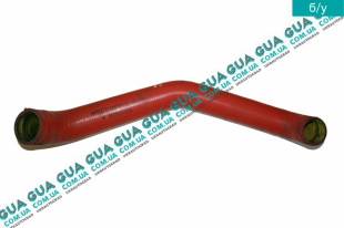 Патрубок интеркулера от турбины к интеркулеру ( Красный )   