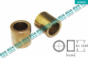 Втулка стартера (11.55x8.10x11.63mm) 1шт Hyundai / ХЮНДАЙ LANTRA II 1998-2000 1.9D (1905 куб.см.)