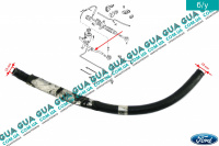 Шланг / патрубок гидроусилителя руля ( трубка от бачка к насосу ГУРа ) Ford / ФОРД MONDEO III 2001-2007 / МОНДЕО 3 2.0TDCI (1998 куб.см.)