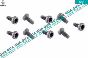 Болт / винт крепления корзины сцепления M6x1х13 ( комплект 9 шт. демпферний маховик ) Volvo / ВОЛЬВО S40 2000-2003 1.9DI (1870 куб.см.)