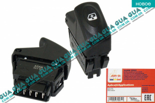 Кнопка стеклоподьемника левая / правая  5 контактов   