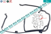 Патрубок / шланг системы охлаждения ( трубка расширительного бачка ) Seat / СЕАТ LEON 1999-2006 1.9SDI (1896 куб.см.)