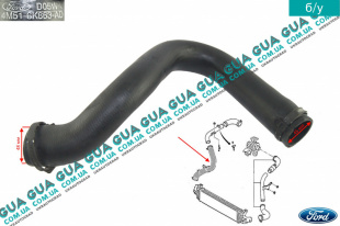 Патрубок интеркулера ( от радиатора к коллектору )   