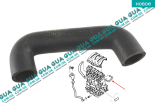 Патрубок вентиляции картерных газов ( шланг, трубка )   