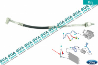 Трубка / патрубок кондиционера ( шланг ) Ford / ФОРД CONNECT 2013-2019 / КОННЕКТ 13-19 1.0 EcoBoost (998 куб. см.)