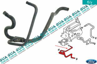 Патрубок / шланг системы охлаждения радиатора печки    