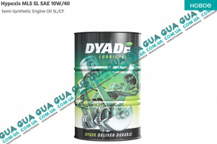 Моторное масло HYPOXIS MLS SL SAE 10W-40 ( полусинтетика ) 1л. SsangYong / САНГЙОНГ KYRON 2.0XDI (1998 куб.см.)