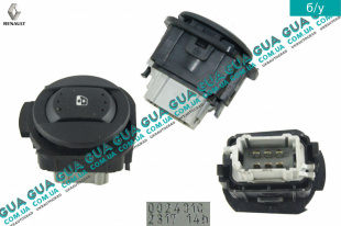 Кнопка стеклоподъемника передней правой двери 6 контактов	   