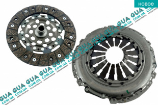 Комплект сцепления D215mm Opel / ОПЕЛЬ COMBO 2001-2012 / КОМБО 01-12 1.3CDTI (1248 куб.см.)