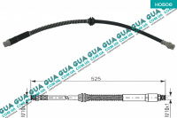 Шланг / трубка тормозной системы задний L527 ( 1шт )