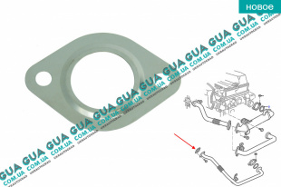 Прокладка клапана EGR / ЕГР Ford / ФОРД MONDEO III 2001-2007 / МОНДЕО 3 2.0  16V DI/TDDI/TDCI (1998 куб.см.)