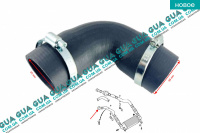 Патрубок интеркулера нижный правый