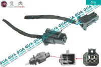Фишка / розъем / штекер з проводами датчика положения педали сцепления ( 2 контакта )