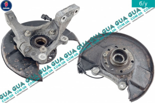 Поворотный кулак / цапфа левая с ступицей с ABS / АБС / 30 шлица   