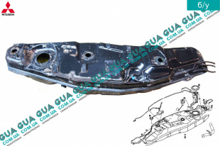 Топливный бак метал Mitsubishi / МИТСУБИСИ PAJERO III 2000-2006 / ПАДЖЕРО 3 00-06 3.5 (3497 куб.см.)