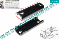Кронштейн крепления переднего стабилизатора / cтремянка рессоры 1шт ( MB609-711 )