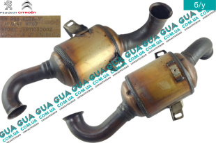 Катализатор и сажевый фильтр в зборе DPF   